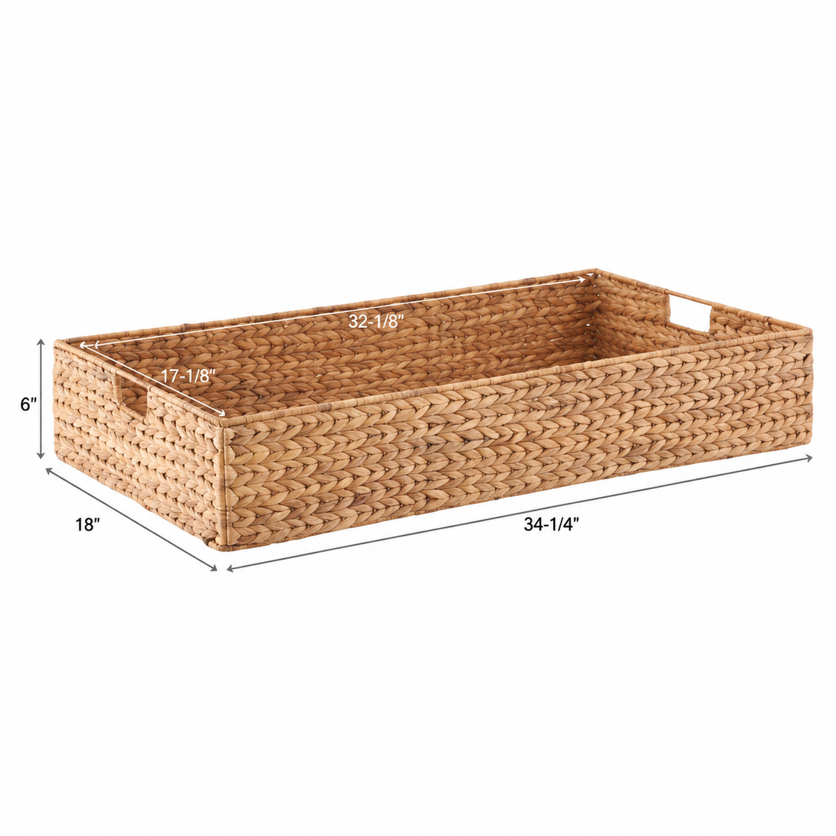 Woven Hidden Storage Basket