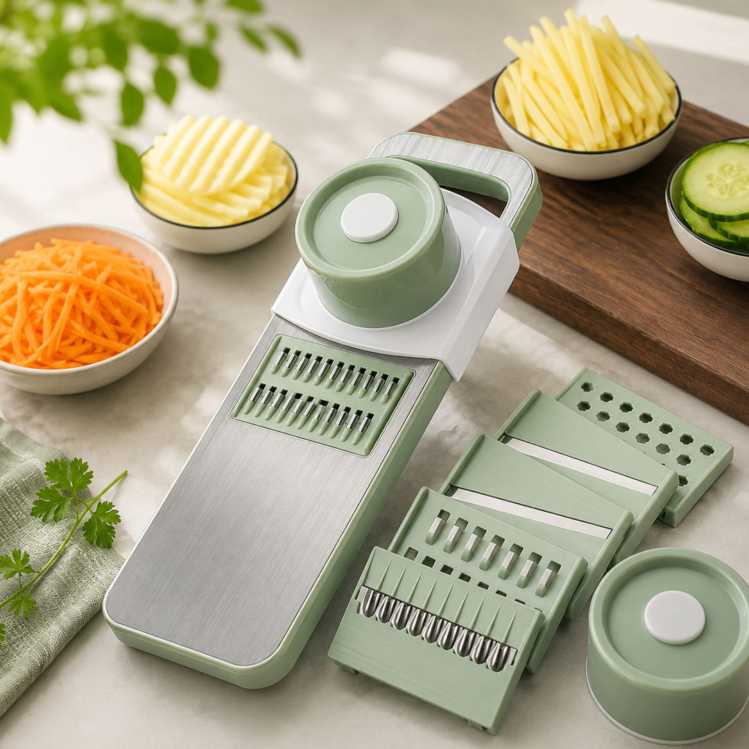 SafeSlice Multi-Function Vegetable Slicer & Grater