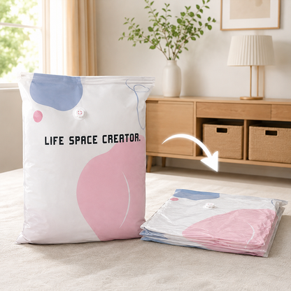 SpacePress No-Pump Vacuum Storage Bags
