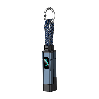 4 in 1 Digital Display Keychain Charging Cable