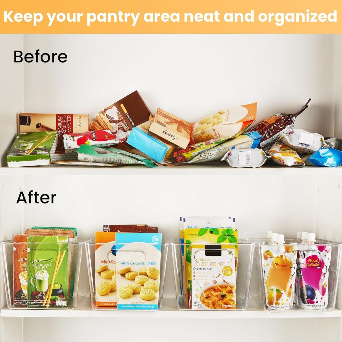 ClearSpace Home Storage Bins