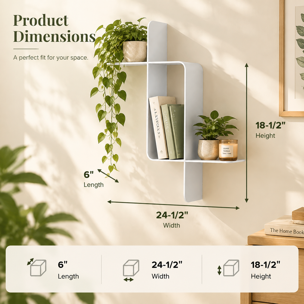 Floating Wall Mounted Shelves