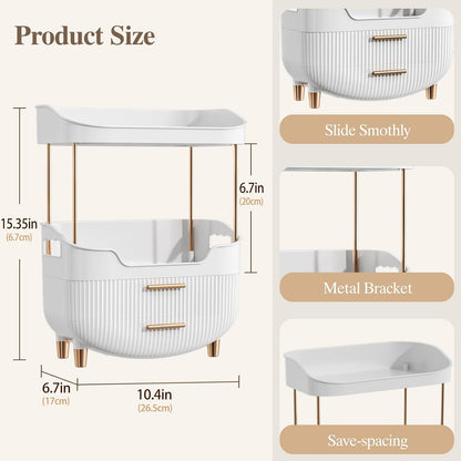 4-Tier Makeup & Vanity Organizer