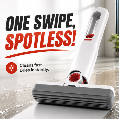 Hands-Free Squeeze Absorbent Handheld Mop