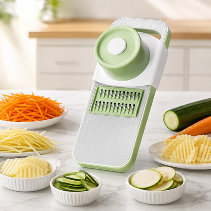 SafeSlice Multi-Function Vegetable Slicer & Grater