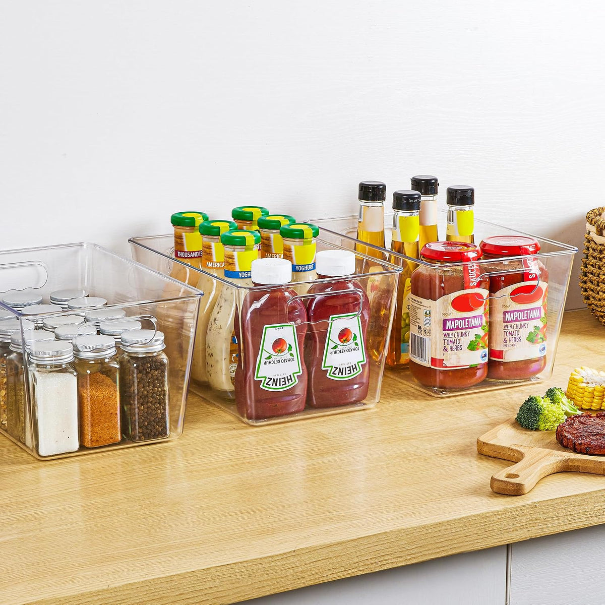 ClearSpace Home Storage Bins