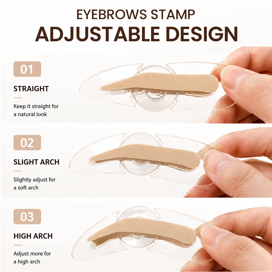 Precision Brow Stamp Kit — Perfectly Shaped Brows In Seconds,No Drawing Skills Needed