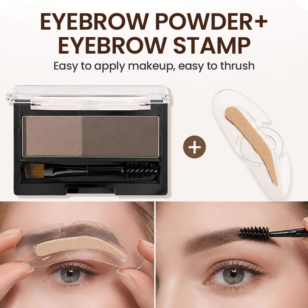Precision Brow Stamp Kit — Perfectly Shaped Brows In Seconds,No Drawing Skills Needed