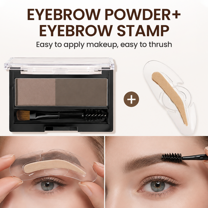 Precision Brow Stamp Kit — Perfectly Shaped Brows In Seconds,No Drawing Skills Needed