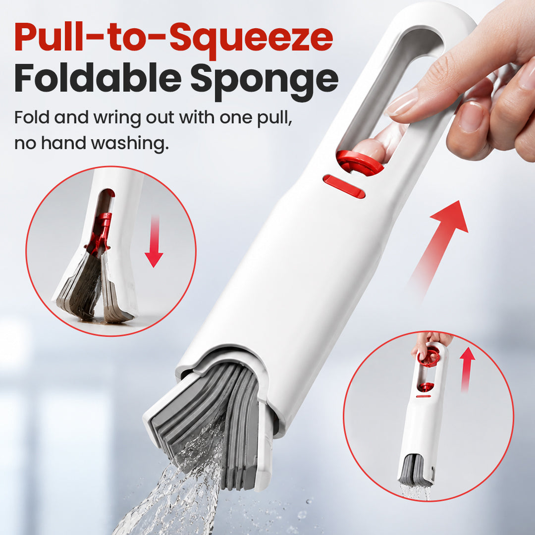 Hands-Free Squeeze Absorbent Handheld Mop