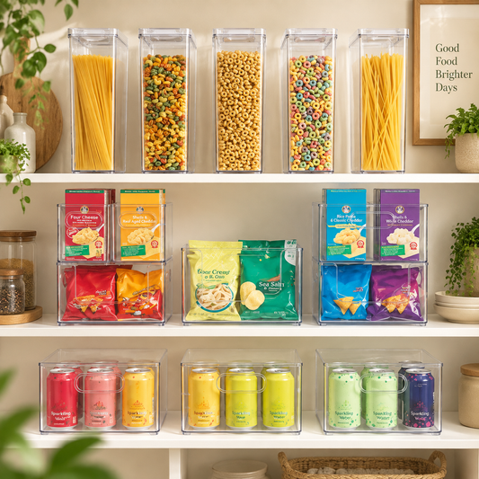 Clear Pasta Storage Canister
