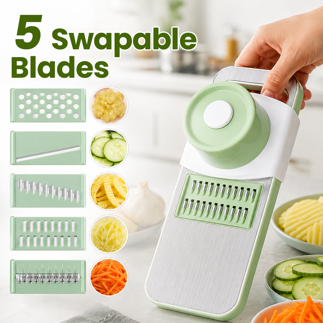 SafeSlice Multi-Function Vegetable Slicer & Grater