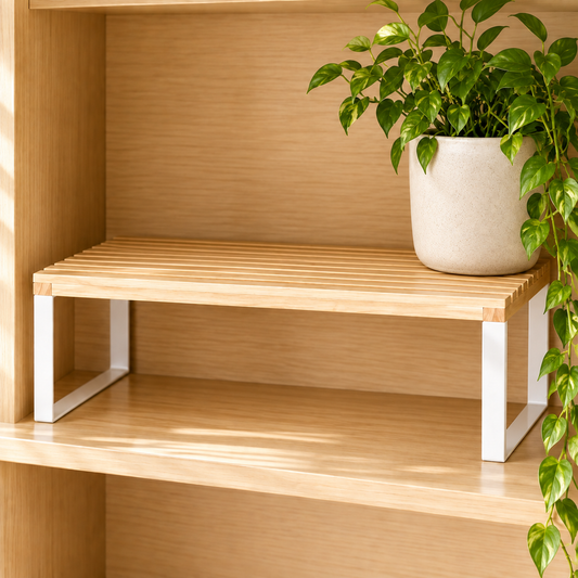 Wood & Steel Pantry Riser