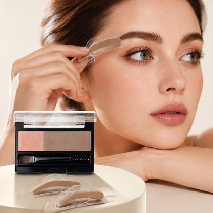 Precision Brow Stamp Kit — Perfectly Shaped Brows In Seconds,No Drawing Skills Needed