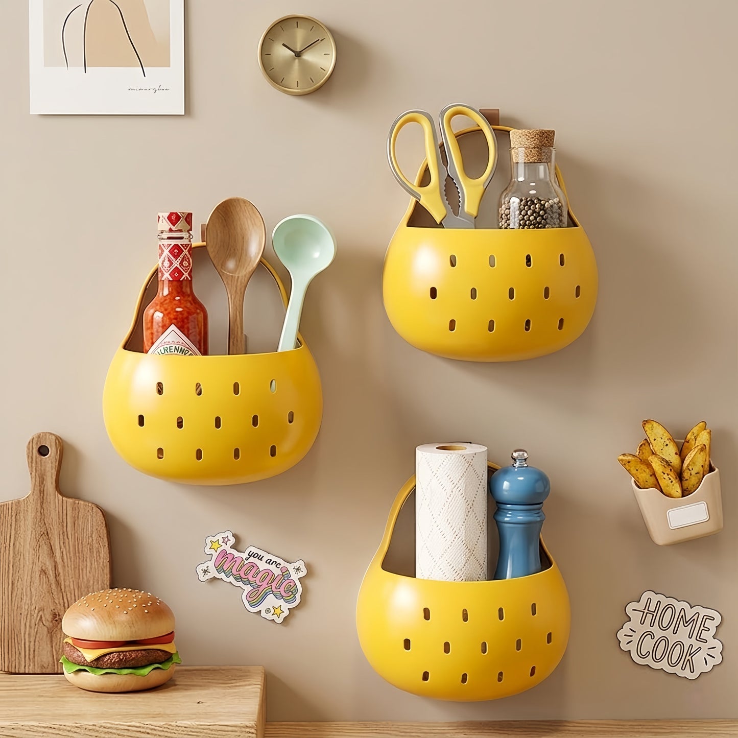 Autumn Pear-Shaped Storage Basket