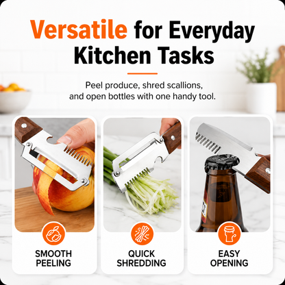 Biancat® 3-in-1 QuickPrep Vegetable Peeler & Cutter