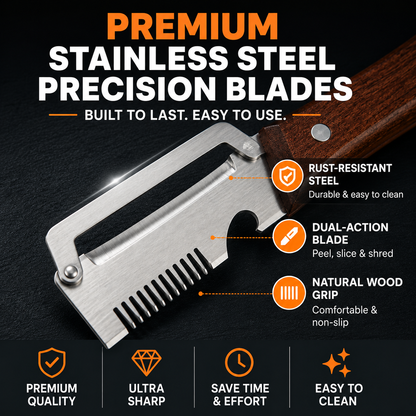 Biancat® 3-in-1 QuickPrep Vegetable Peeler & Cutter
