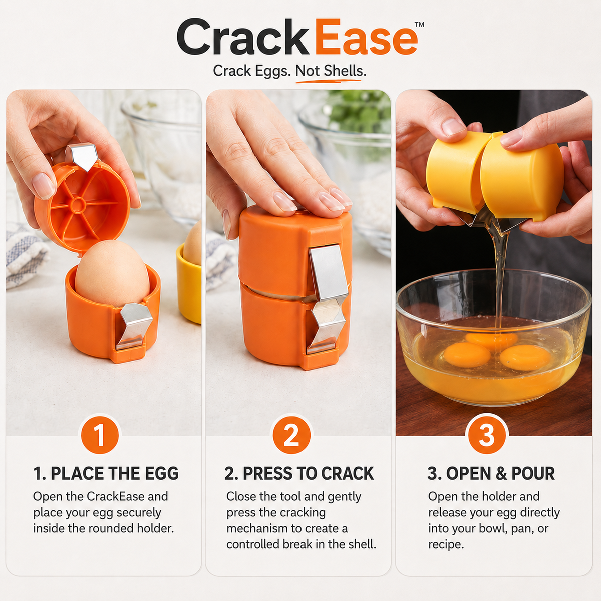 CrackEase Egg Shell Opener