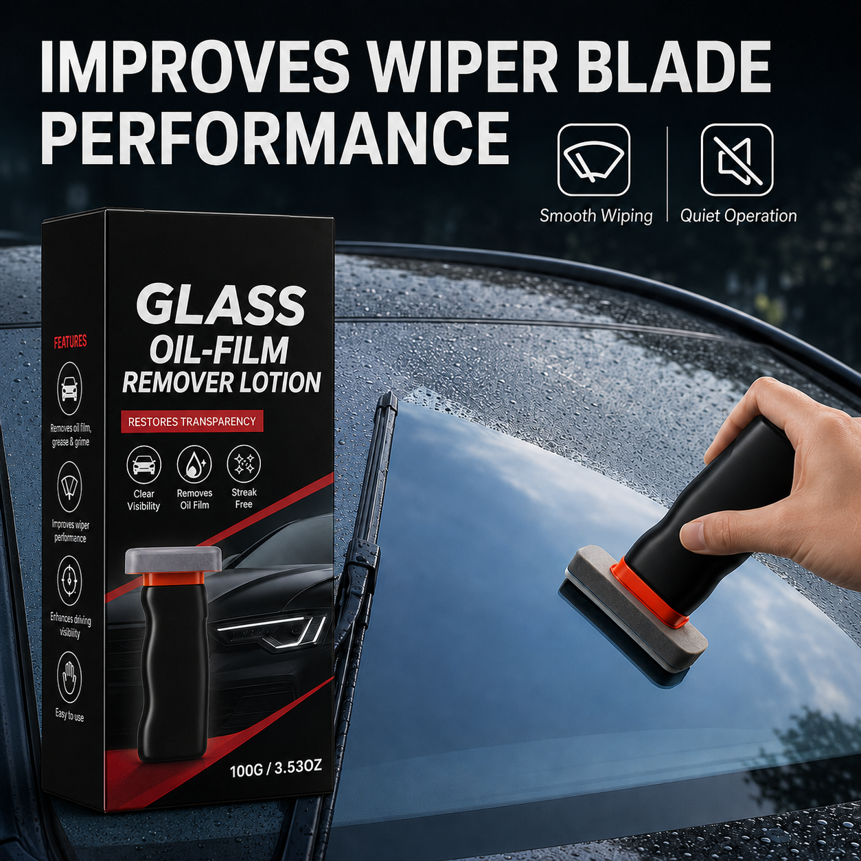 Auto Glass Oil Film Remover