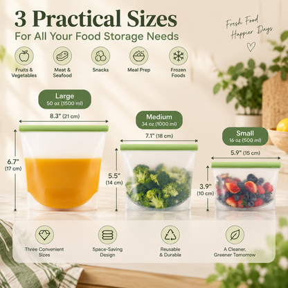 Reusable Silicone Storage Bags
