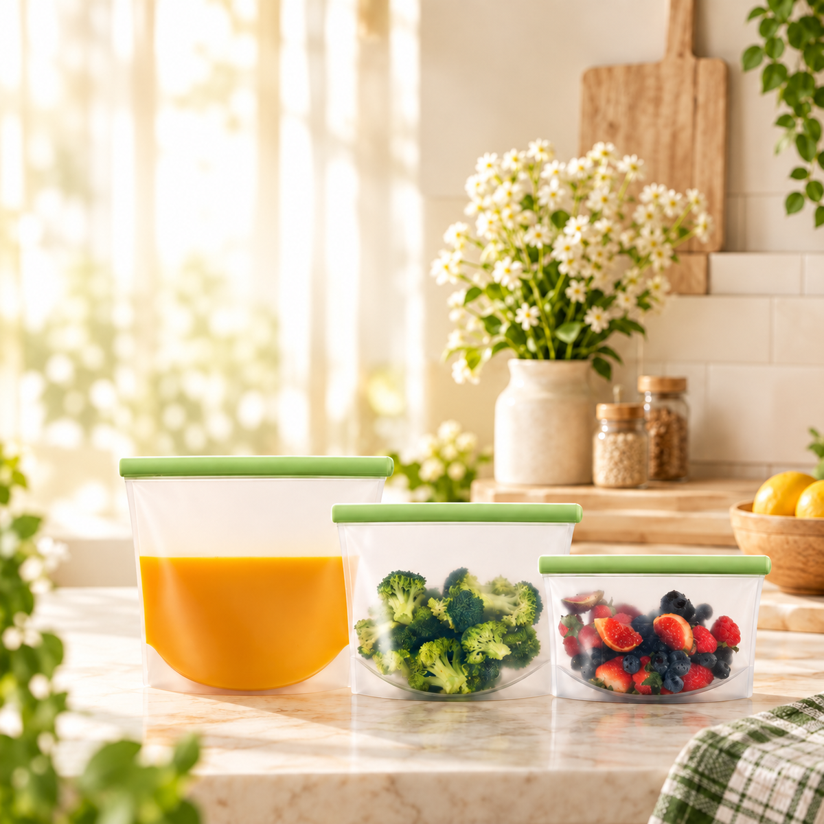 Reusable Silicone Storage Bags