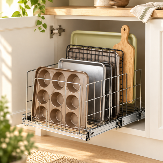 Roll-Out Bakeware Organizer
