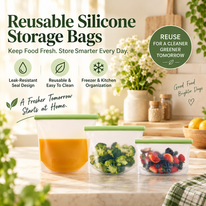 Reusable Silicone Storage Bags